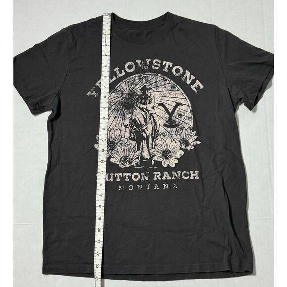 Yellowstone Dutton Ranch Montana Graphic Tee XS Soft Black T Shirt T-Shirt Merch - Picture 6 of 6